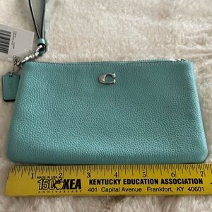 COACH LEATHER WRISTLET NWT!